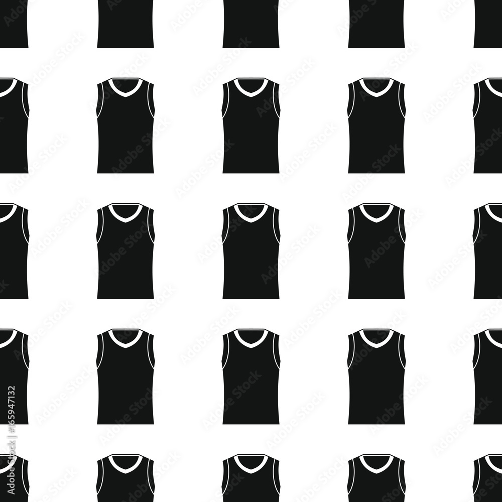 Shirt seamless pattern vector illustration background. Black silhouette Shirt stylish texture. Repeating Shirt seamless pattern background for clothes design and web