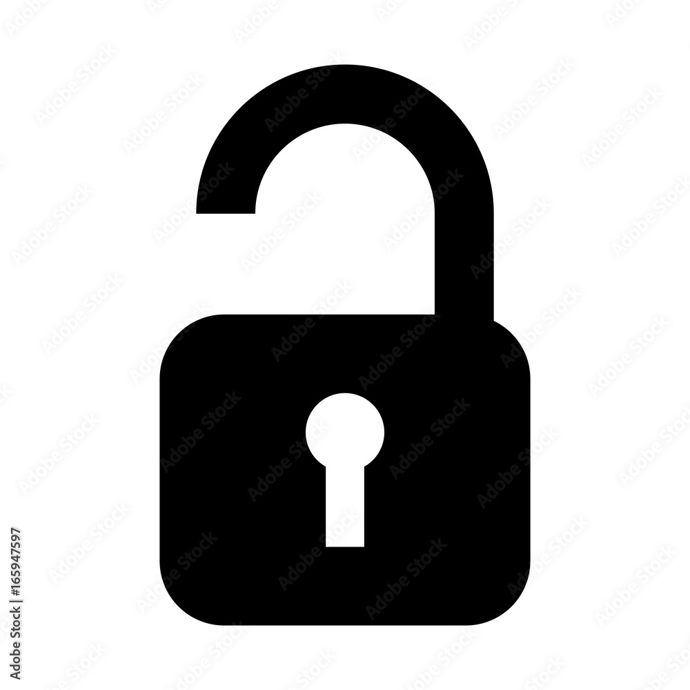 safe secure padlock icon