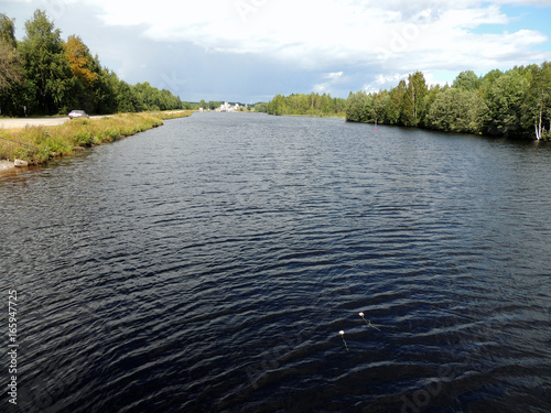 White Sea-Baltic Canal, Gateway number three. Povenets, Karelia photo