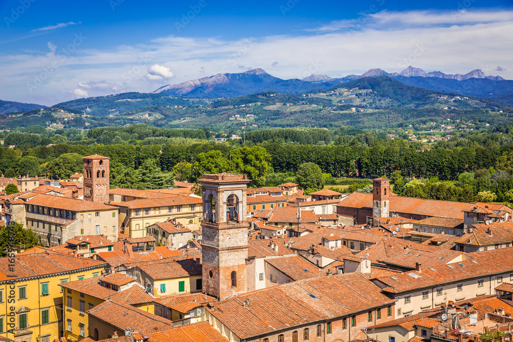 Über den Dächern von Lucca #1, Toskana, Italien