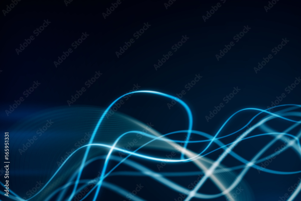 Blue glowing lines background
