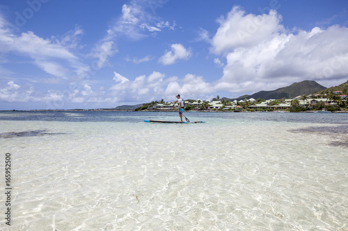 Paddle Board, SUP, Kayak in Saint Martin Sint Maarten Beaches photo