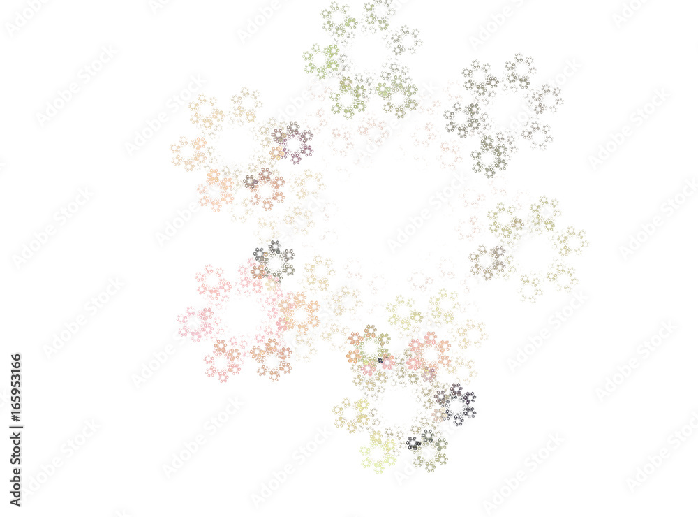 Abstract colorful fractal image with background Abstract colorful fractal image with background