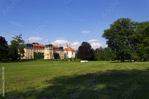 Baroque Castle Lany, summer residence of President of Czech Republic