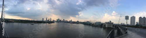 A panoramic view of Ho Chi Min from one of the bridges © disrupt