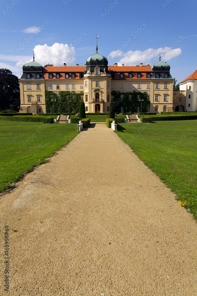 Baroque Castle Lany, summer residence of President of Czech Republic Baroque Castle Lany, summer residence of President of Czech Republic