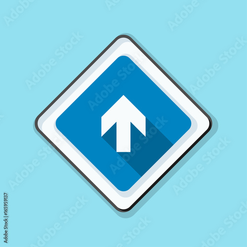 Ahead Up Arrow sign illustration Free Download Ahead Up Arrow sign illustration - GFXLoad