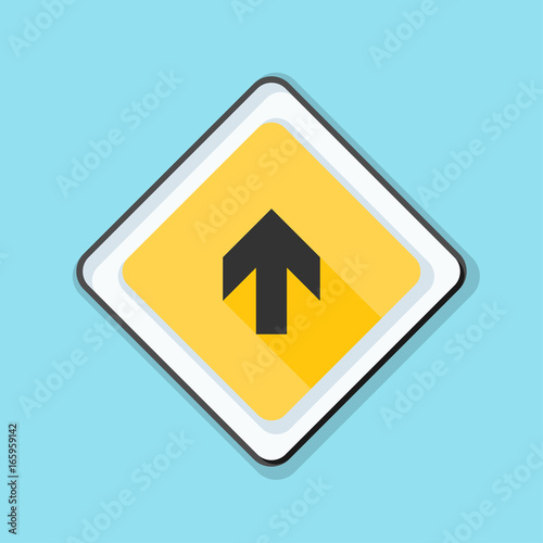 Ahead Up Arrow sign illustration Free Download Ahead Up Arrow sign illustration - GFXLoad