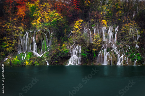 Plitvice waterfall and long exposure