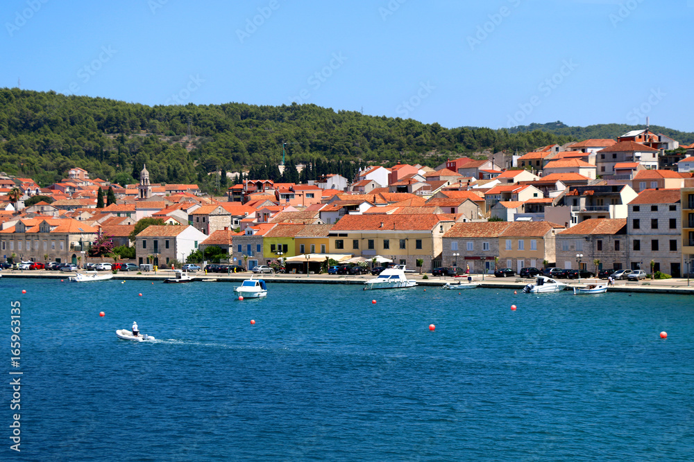 Vela Luka is a picturesque coastal town on Korcula Island, in Croatia.
