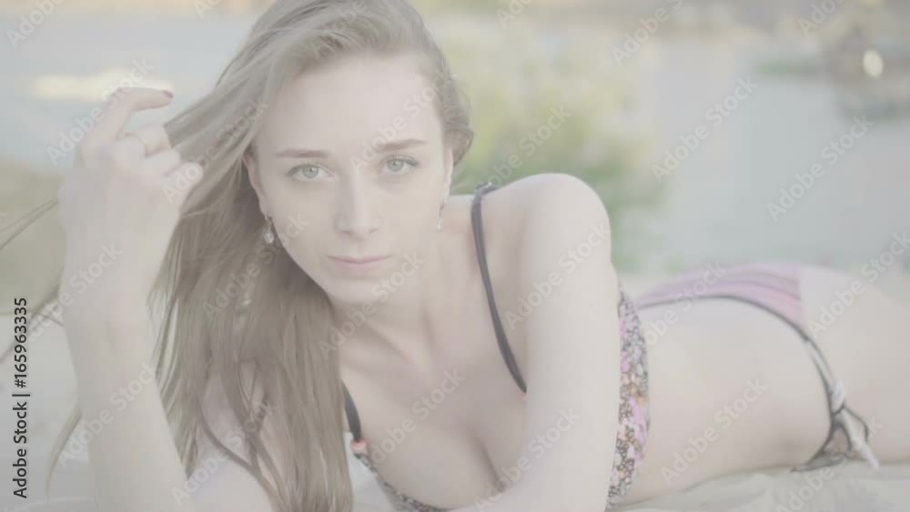 Close up portrait of beautiful young woman Close up portrait of beautiful young woman