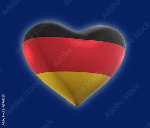 Free Download Germany, German Flag, Love (3D Render) - GFXLoad