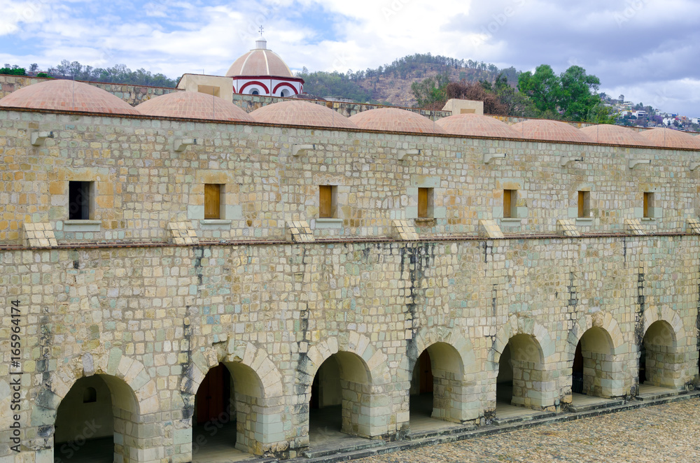 Colonial Patio in the Monastery of Santo Domingo in Oaxaca