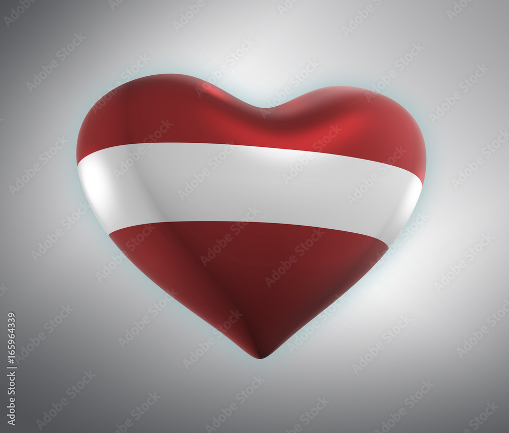 Latvia, Latvian Flag (3D Render) Latvia, Latvian Flag (3D Render)