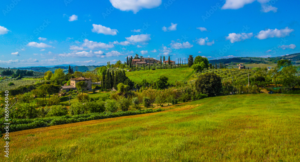Fototapeta premium Landscape in Tuscany, Italy