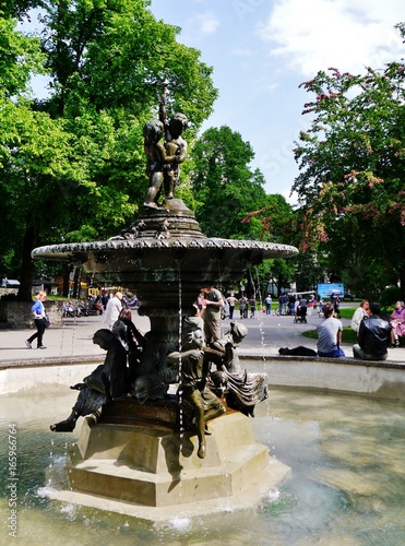 Springbrunnen im Vermanes Park photo