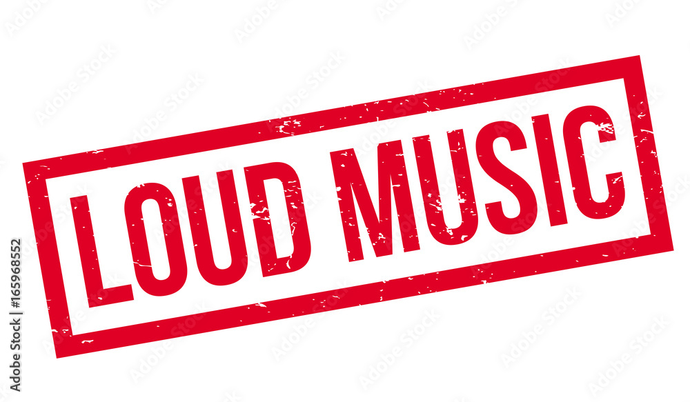 Loud Music rubber stamp. Grunge design with dust scratches. Effects can be easily removed for a clean, crisp look. Color is easily changed. Loud Music rubber stamp. Grunge design with dust scratches. Effects can be easily removed for a clean, crisp look. Color is easily changed.