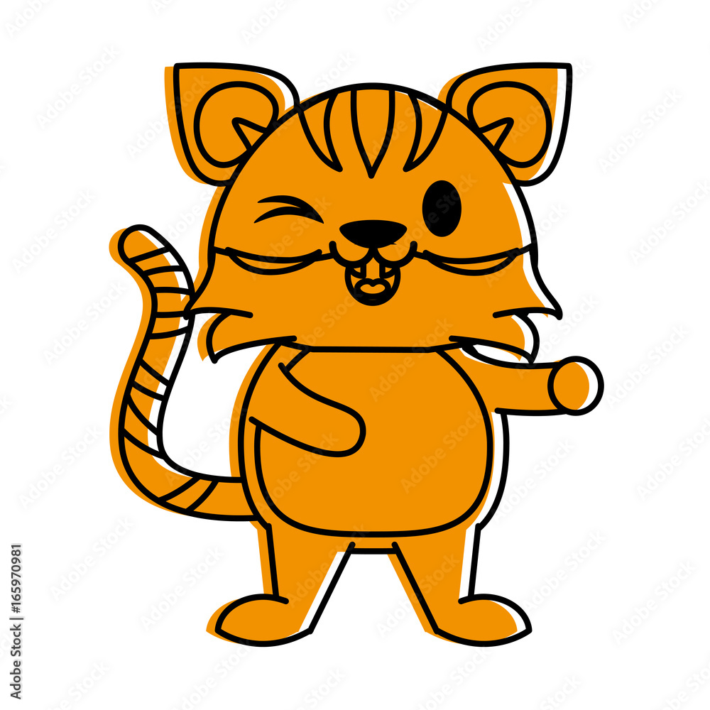 tiger cute animal cartoon icon image tiger cute animal cartoon icon image