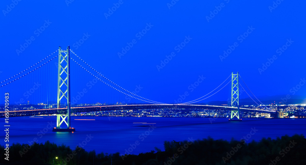 Fototapeta premium 明石海峡大橋