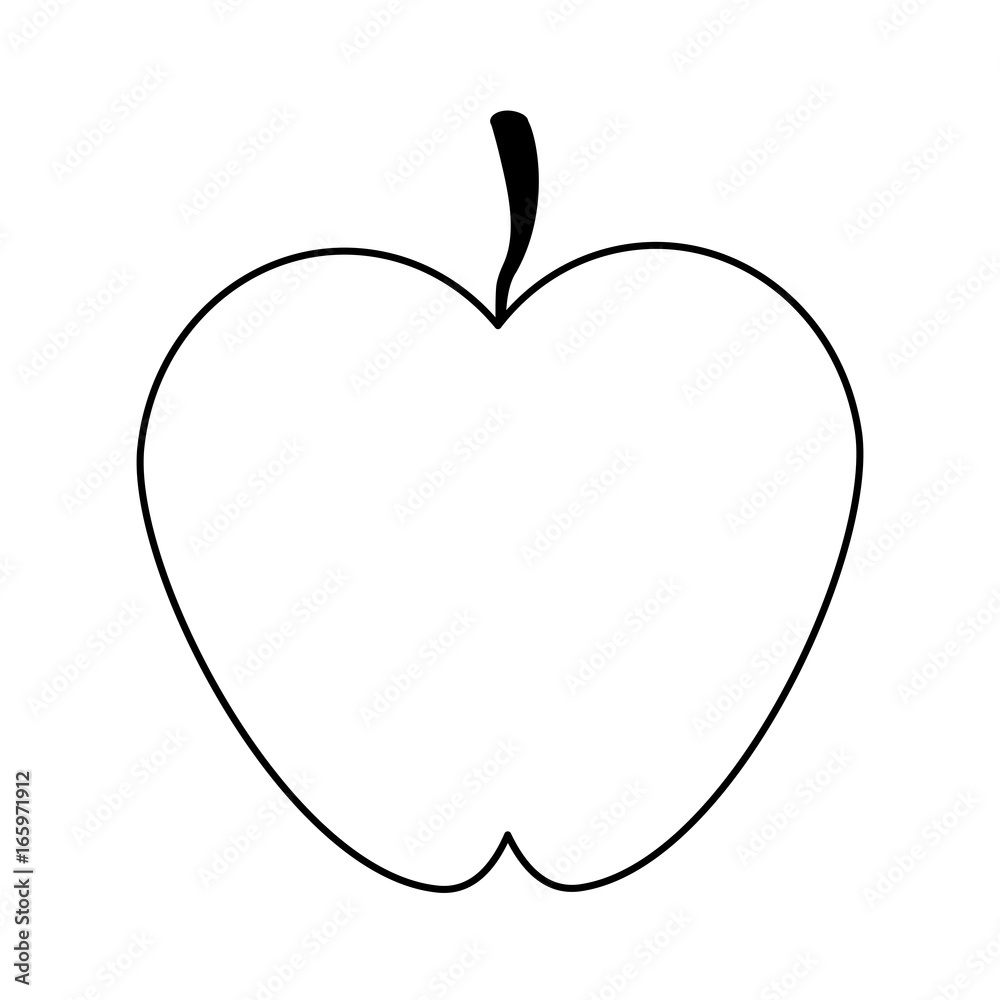 apple fruit icon image apple fruit icon image