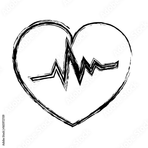 heart cardiology isolated icon