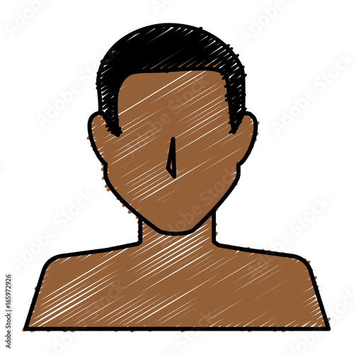young man shirtless avatar character