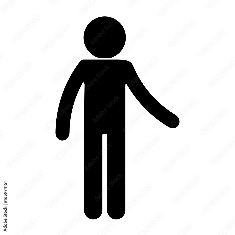 human figure silhouette icon human figure silhouette icon