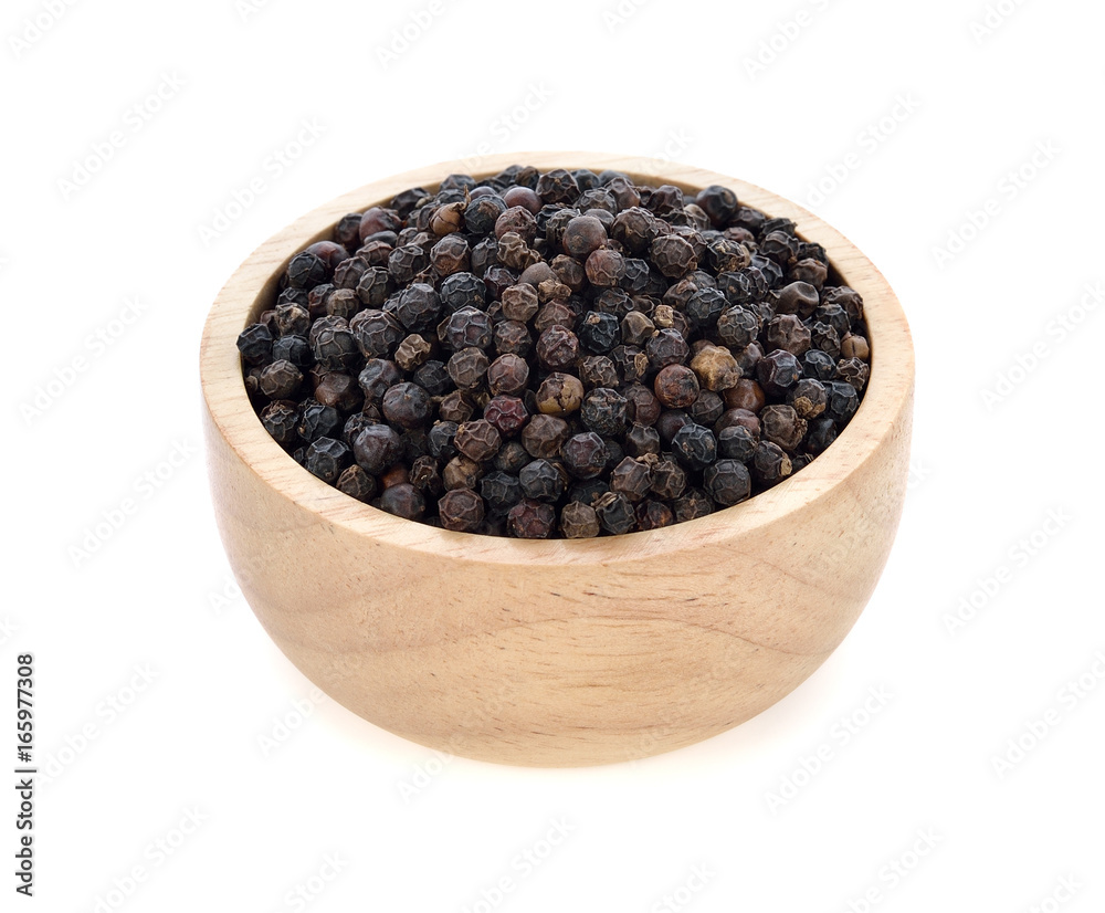 black pepper seed on white background black pepper seed on white background