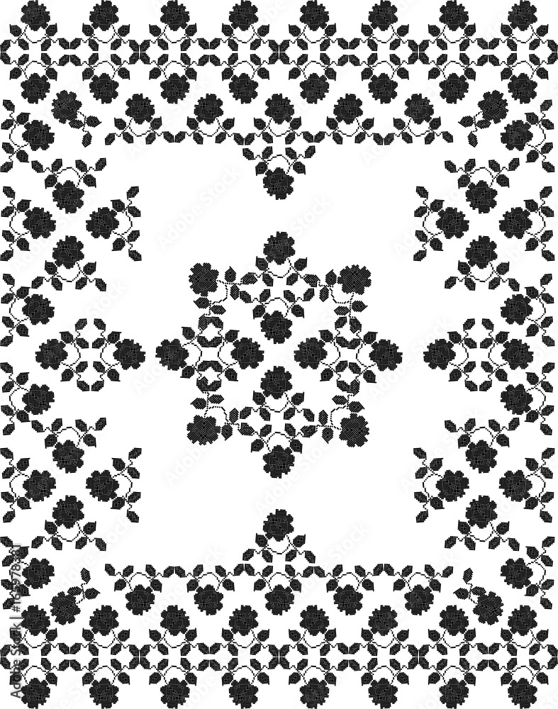 Abstract image, The stylized ethnic ornament
Abstract image, The stylized ethnic ornament