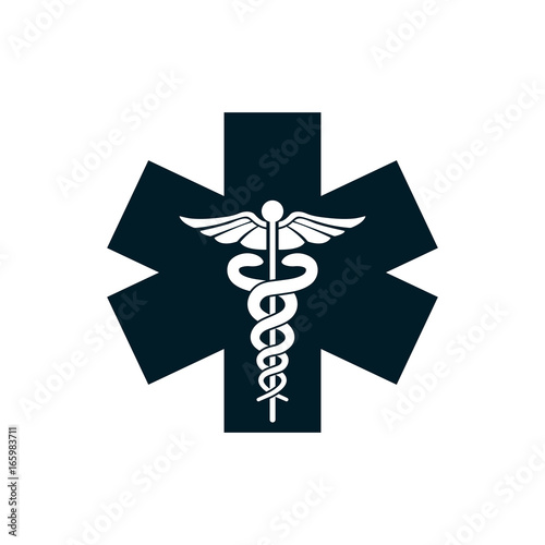 medical snake health symbol