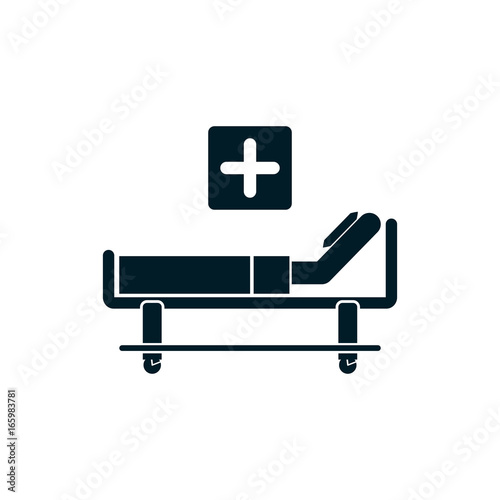 patient bed icon