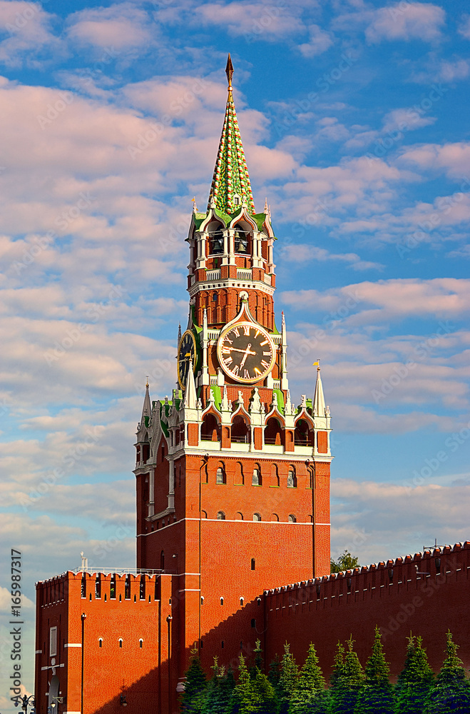 The Spasskaya Tower of the Moscow Kremlin The Spasskaya Tower of the Moscow Kremlin