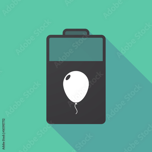 Long shadow battery with a balloon
