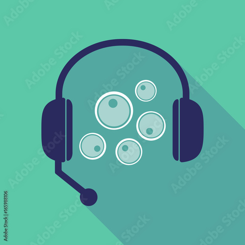 Long shadow  headset with oocytes