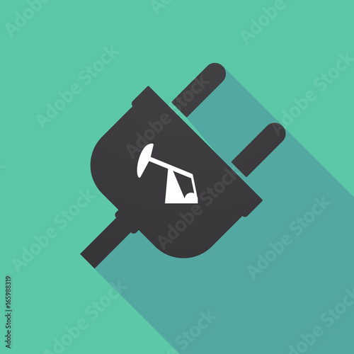 Long shadow plug with a horsehead pump