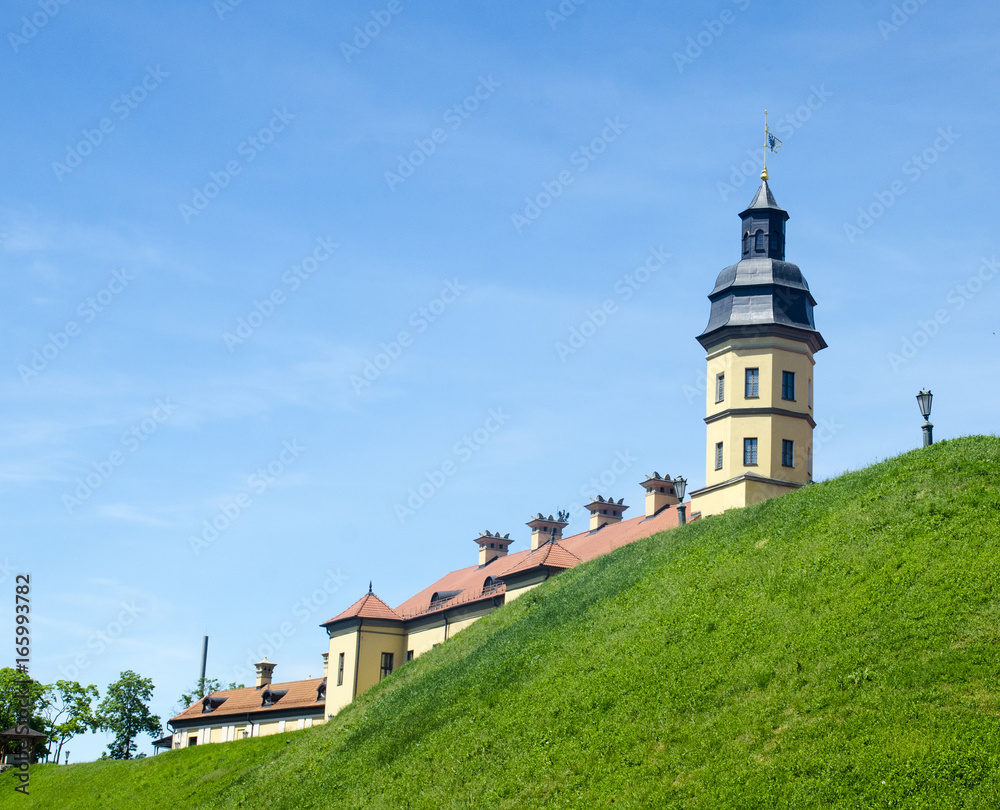 Tower of Nesvizh castle, Belarus