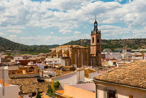 Kirche und Altstadt von Sagunt Spanien photo