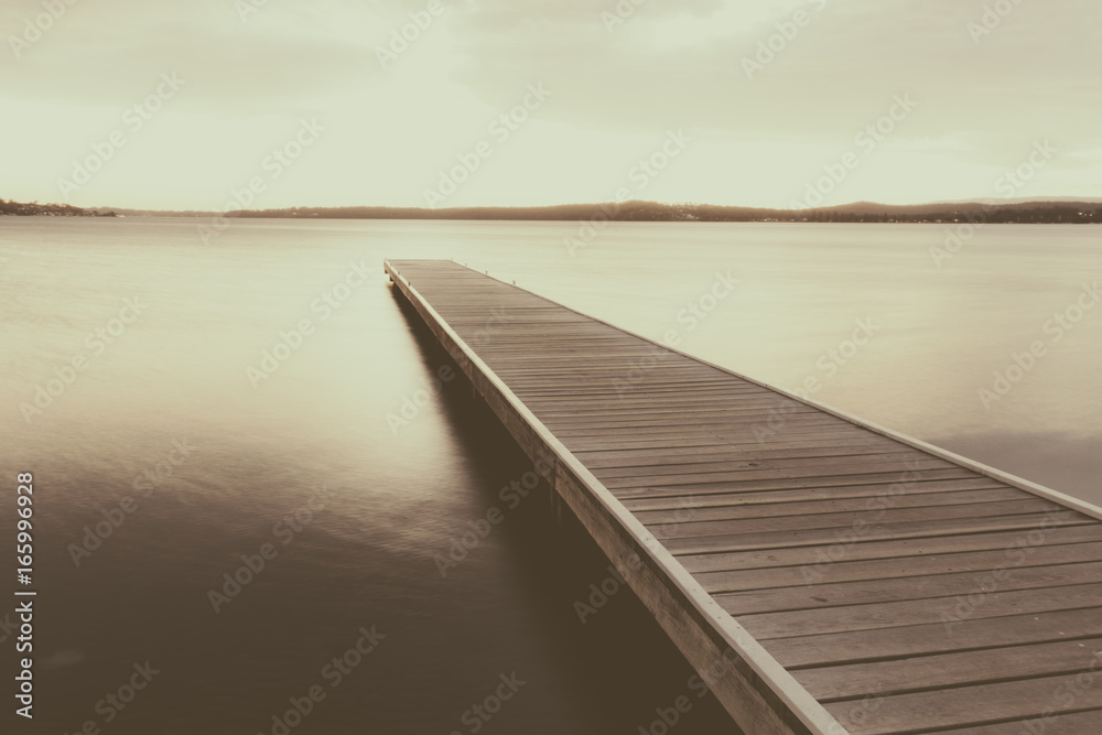 Obraz premium lake macquarie sunrise sunset warners bay speers point bolton point marmong point teralba