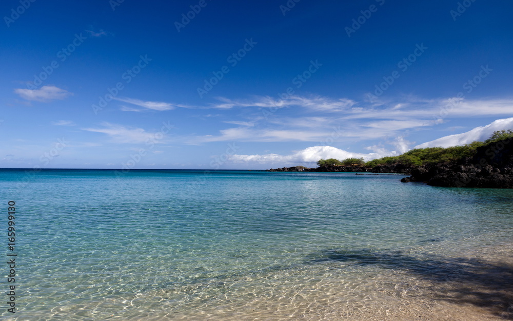 Beautiful clear waters of Waialea