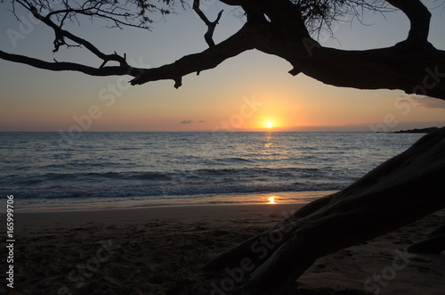 Sunset at Waialea Beach
