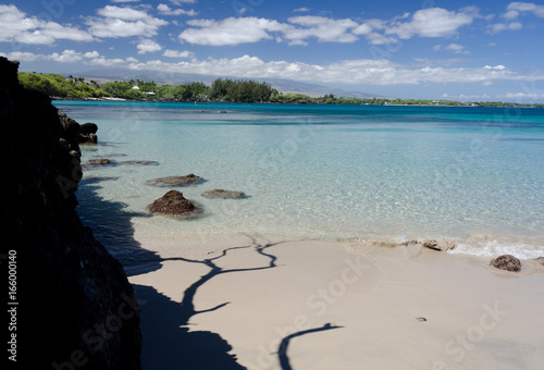 Little  beautiful bay  hiding between Waialea and Hapuna photo