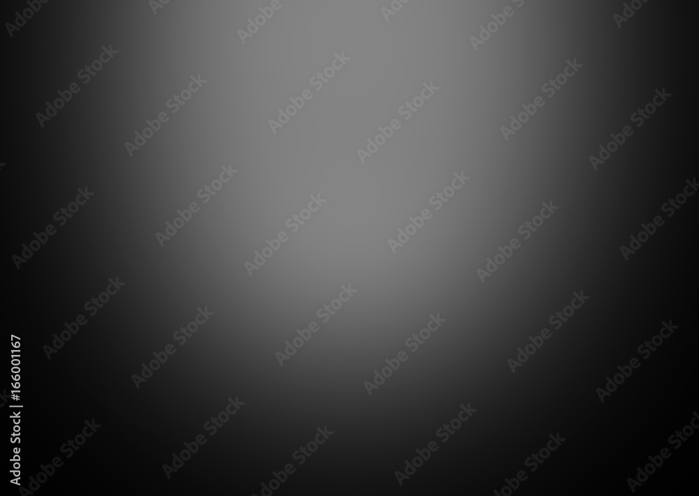 black gradient abstract background / dark grey room studio background