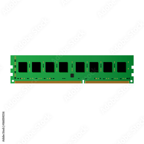 Flat green DDR3 memory for computer