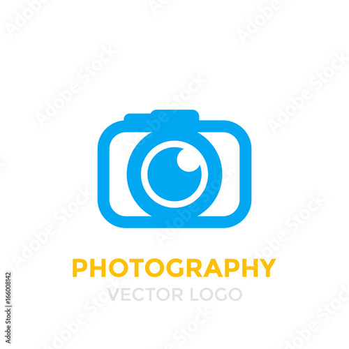 photography logo template, vector icon