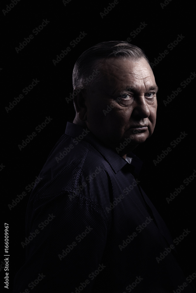 Obraz premium Mature man headshot