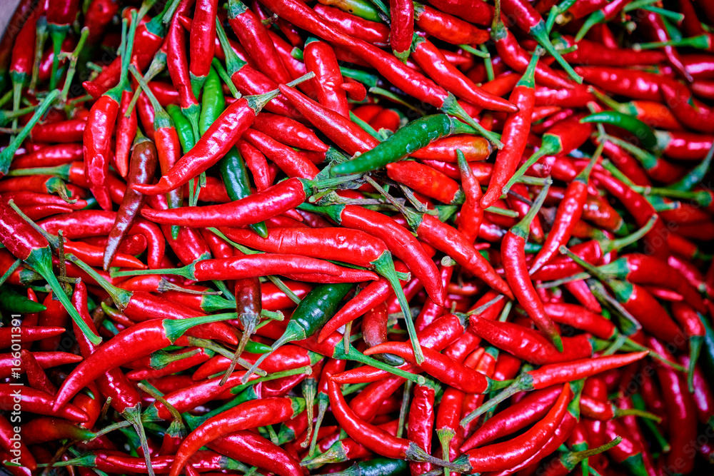 Hot chilli peppers pattern texture background. Hot chilli peppers pattern texture background.