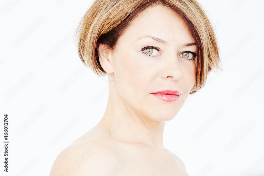 Mature woman face Mature woman face