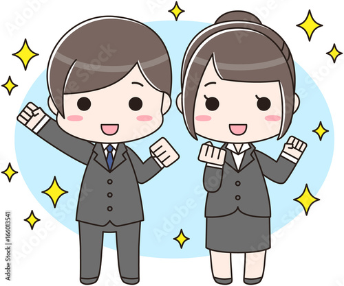 新社会人 入社式 同期 フレッシュマン スーツ 新人 桜
