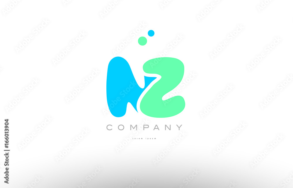 AAAAA alphabet letter blue green logo icon design AAAAA alphabet letter blue green logo icon design