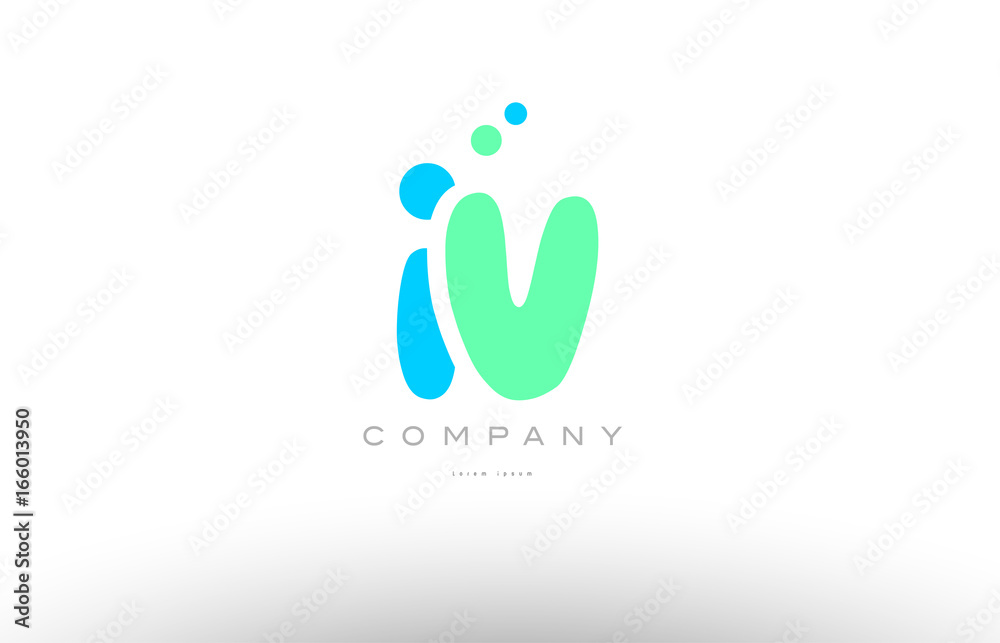 AAAAA alphabet letter blue green logo icon design AAAAA alphabet letter blue green logo icon design